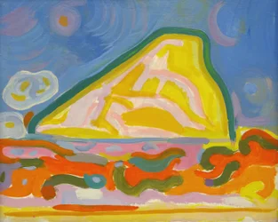 Mt Ste Victoire, ca. 1944 (olie på lærred)