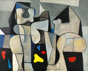 Organic Forms, ca. 1950 (olie på lærred)