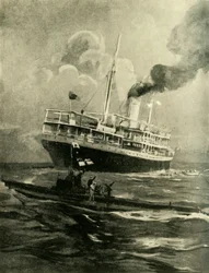 Falabas forlis, Første Verdenskrig, 28. marts 1915, c1920.