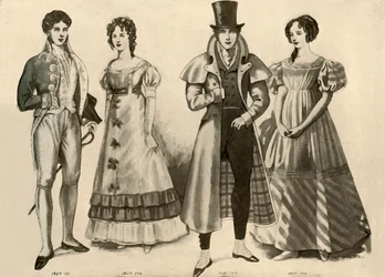 Beklædning fra 1824-1835, 1907, 1937