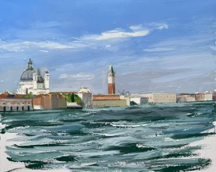 Ah Venezia! 2025 (olie på lærred)