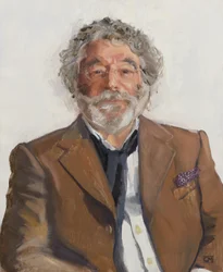 Craig Raine, engelsk digter, 2022 (olie på lærred)