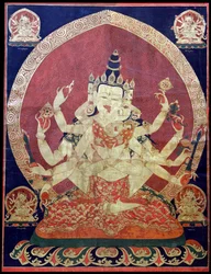Guhyasamaja Akshobhyavajra Tanaka, 1600-tallet.