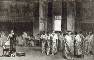 Appius Claudius overtalte senatet til at afvise Pyrrhus