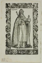 Blad fra Habiti antichi e moderni, plade 92 fra Træsnit fra Books of the XVI Century