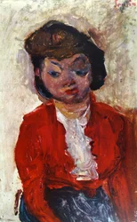 Engelsk kvinde 1922, af Chaïm Soutine (1893 1943).