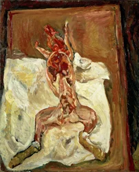 Flayed Rabbit, ca. 1921 (olie på lærred)