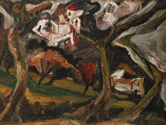 Landskab, ca. 1919 (olie på lærred)
