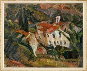 Landskab i Ceret, ca. 1920 (maleri på lærred)