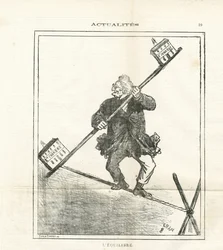 Illustration af Cham (1819-1879) i Le Charivari
