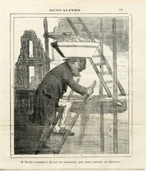 Illustration af Cham (1819-1879) i Le Charivari