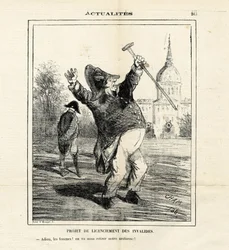 Illustration af Cham (1819-1879) i Le Charivari
