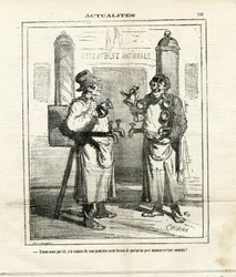 Illustration af Cham (1819-1879) i Le Charivari