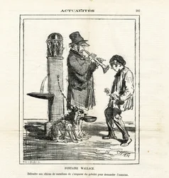 Illustration af Cham (1819-1879) i Le Charivari