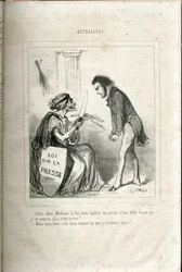 Illustration af Cham (1819-1879) i Le Charivari