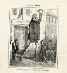 Illustration af Cham (1819-1879) i Le Charivari