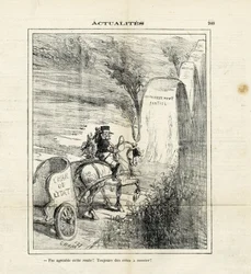 Illustration af Cham (1819-1879) i Le Charivari