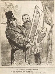 Den impressionistiske maler: Men disse er ligtoner..., 1877.