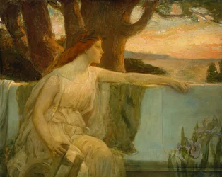 A Distant Idyll (olie på lærred)
