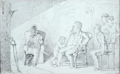 Ghost Story (pen og blæk på papir)