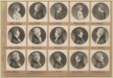 Saint-Mémin samling af portrætter, gruppe 19