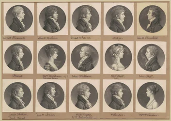 Saint-Mémin samling af portrætter, gruppe 43