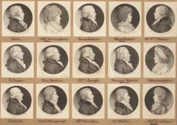 Saint-Mémin samling af portrætter, gruppe 9