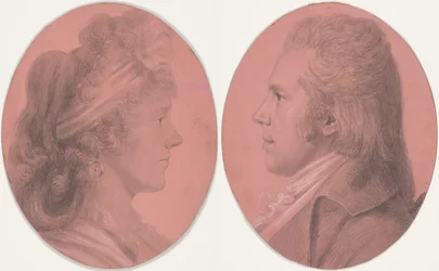 Portrætter af Georges Arnold Fitzwilliam og portræt af Eleanor Ramsay Fitzwilliam; et par