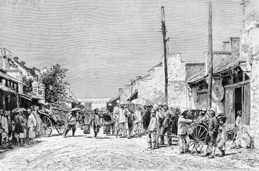 Fransk residens i Hanoi, 1884