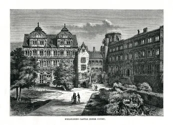 Heidelberg Slot, Tyskland, 1879