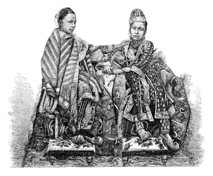Prinsessen af Bhopal, Indien, 1895.