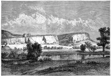 Klipperne i Inkerman, Krim, Ukraine, 1800-tallet.