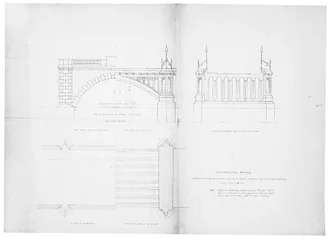 Design og højde for Westminster Bridge