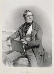 Portræt af David Roberts (1796-1864) frontispice til bind I af 