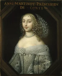Anne Marie Martinozzi 1637-1672, prinsesse af Conti, ca 1665.