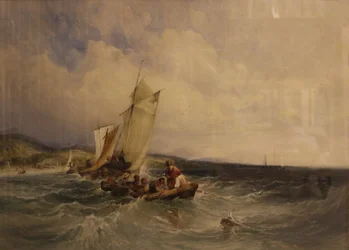 Wicklow Bay, ca. 1840 (akvarel på papir)