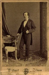 Marius Petipa, russisk balletdanser og koreograf, c1855