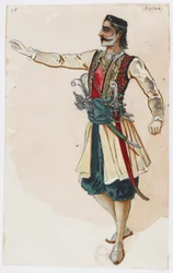 Holmès - Det sorte bjerg - kostumedesign af Charles Bianchini - 15. Azlar