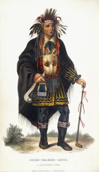 Okee-Makee-Quid, A Chippeway Chief, 1854dani