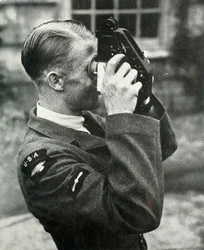 Flyver lærer navigation under Anden Verdenskrig, 1941.