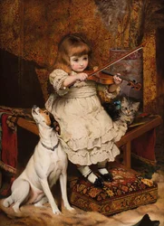 Den lille violinist, 1887
