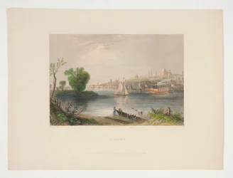 Albany, illustration til Nathaniel Parker Willis