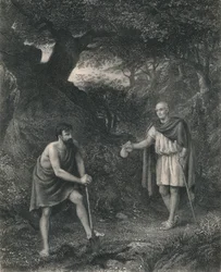 Timon og Flavius Timon af Athen, c1870