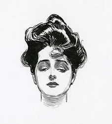 En Gibson-pige, ca. 1902
