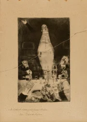 Mr. Pickwick holder sin berømte tale, fra "Pickwick Papers"