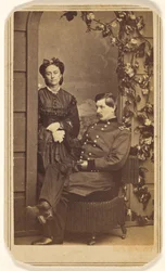 [General George Brinton McClellan og hans kone]