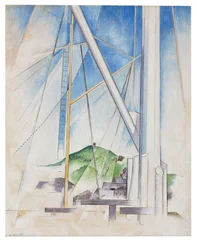 In the Key of Blue, ca. 1919 (tempera og blyant ombord)