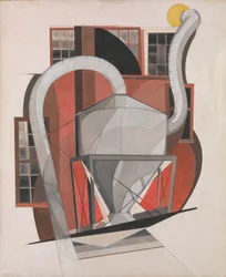 Maskiner, 1920 (gouache og grafit på pap)