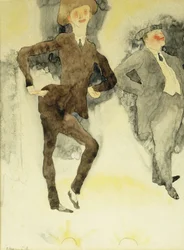 På scenen