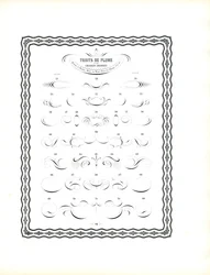 Calligraphic Pen Flourishes - Fortsættelse af den første serie (tryk)